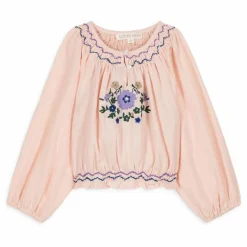 Louise Misha Blouse Marinella | Rose poudré Sale