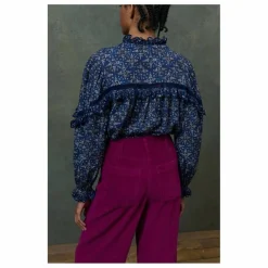 Femme Louise Misha Blouses, Chemises|Blouse Noelianne Starlit Sky Coton Bio - Collection Femme |