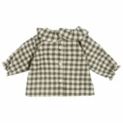 Babe & Tess Blouse Petite Vichy | Vert Hot