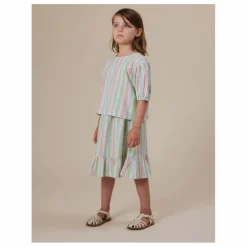 Goldie + Ace Blouse Puff Lin | Vert amande