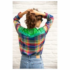 Sale Paolina Blouse Ranch Rihanna | Bleu marine