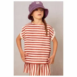 Enfant Studio Bohème T-Shirts, Chemises|Blouses, T-Shirts|Blouse Rayée Gaze de Coton |