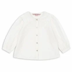 Clearance Konges Sløjd Blouse Rilo Coton Bio | Blanc