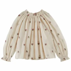 Enfant Emile et Ida Blouse Roses Brodées |