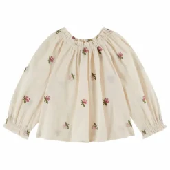 Enfant Emile et Ida Blouse Roses Brodées |