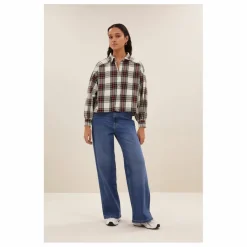 By Bar Blouse Sarah Carreaux | Blanc Clearance