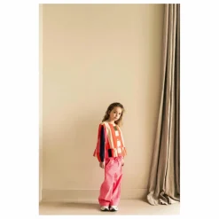 Jenest Blouse Sofie Rayée Popeline | Rose Hot