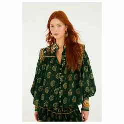 Sale Farm Rio Blouse Tayla | Vert