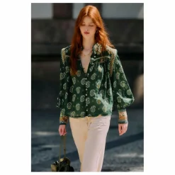 Sale Farm Rio Blouse Tayla | Vert