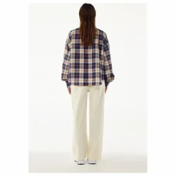 BELLEPIECE Blouse Tom Carreaux | Bleu marine New