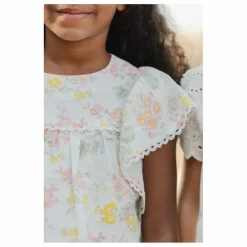 Hot Tartine et Chocolat Blouse Volant | Ecru