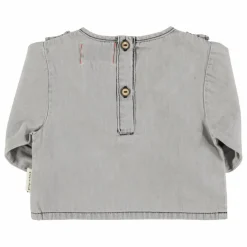 Piupiuchick Blouse Volants Chambray | Gris Online