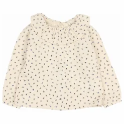 Búho Blouse Volants Gaze de Coton Bio |