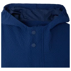 New Bonpoint Blouson à Capuche Lenny Carreaux Seersucker Fibres Recyclées | Bleu indigo