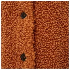 Hot Alma Deia Blouson boutonné en sherpa boxy | Brique