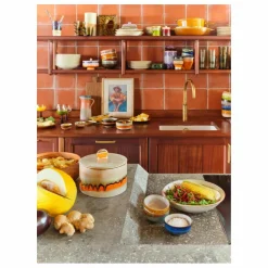 Hot HKliving Bocal en grès | Orange