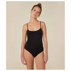 Outlet Petit Bateau Body Bretelles - Collection Femme | Noir