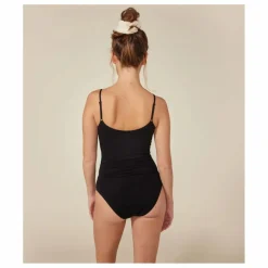 Outlet Petit Bateau Body Bretelles - Collection Femme | Noir