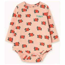 Tinycottons Body Camelias Coton Bio | Rose Discount