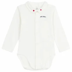 Petit Bateau Body Col Brodé Coton Bio |