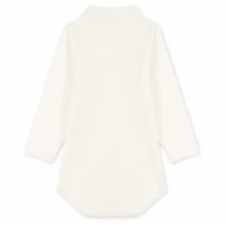 Petit Bateau Body Col Polo Coton Bio Ceddy | Blanc Discount