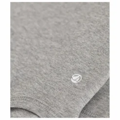 Petit Bateau Body Col Roulé Côte | Gris chiné Best