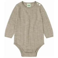 Best FUB Body Côtelé Laine de Mérinos | Beige chiné