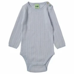 FUB Body Côtelé Maille Extra Fine Laine Mérinos | Bleu ciel Best