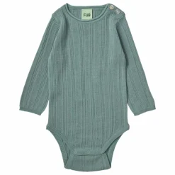 FUB Pyjamas Et Bodies|Premières Tenues|Body Côtelé Maille Extra Fine Laine Mérinos |