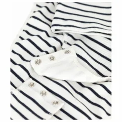 Femme Petit Bateau Body Côtelé Rayé |