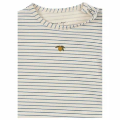 Konges Sløjd Body Rayé Coton Bio | Ecru Sale