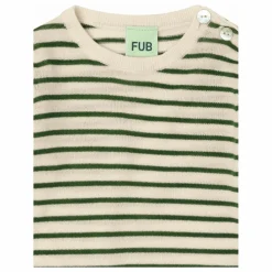 Best FUB Body Rayé Laine de Mérinos | Ecru