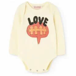 The Animals Observatory Body Wasp Love Coton Bio | Jaune pâle Hot