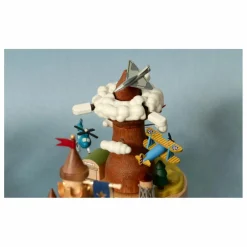 Wooderful life Boite à musique en bois Avion Multicolore