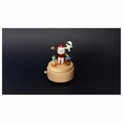 Wooderful life Boite à musique en bois Fusée