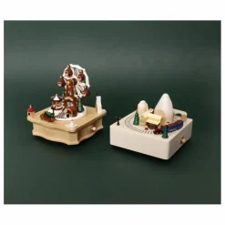 Wooderful life Musique|Boites À Musique|Boite à musique en bois Marché de Noël