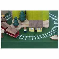 Wooderful life Boite à musique en bois Train au Printemps