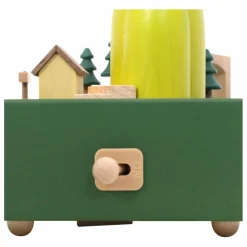 Wooderful life Boite à musique en bois Train au Printemps