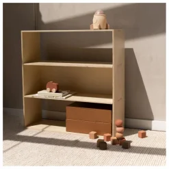 Enfant Nofred Rangements|Patères, Paniers Enfant|Boite de rangement avec couvercle en bois |