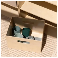 Nofred Boite de rangement en bois | Bois clair Outlet