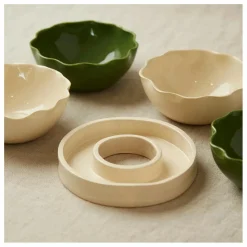 Best Casa Cecu Bol en grès émaillé | Crème