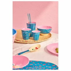 New Rice Bol en mélamine Cerise | Bleu roi