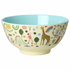 Sale Rice Bol en mélamine Fun Fair | Bleu