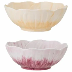 Clearance Bloomingville Bol Mimosa en grès - Set de 2 | Violet