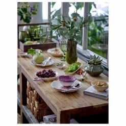 Clearance Bloomingville Bol Mimosa en grès - Set de 2 | Violet