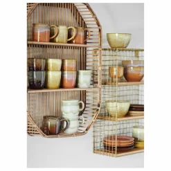 Madam Stoltz Bols en grès - Set de 2 | Orange Hot