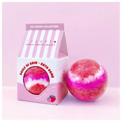 Inuwet Bombe de bain Ice cream fraise - 120 g Non teinté Best