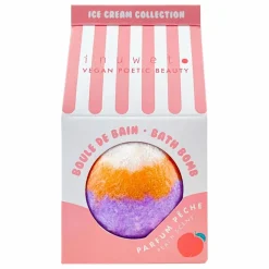 Enfant Inuwet Soins Du Corps|Soins Du Corps|Bombe de bain Ice cream pêche - 120 g
