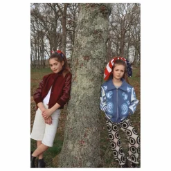 Enfant Fille Garçon Manteaux, Blousons|Manteaux, Blousons|Bomber Brodé Laine et Cuir |