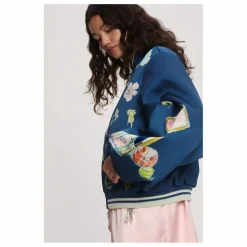 Clearance Alémais Bomber Daria Brodé | Bleu